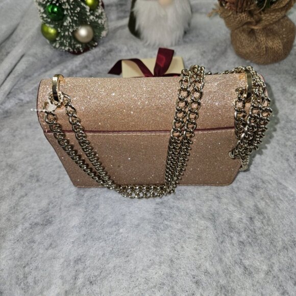 Kate Spade- Burgess Court Glitter Shoulder-Handbag (Rose Gold) Storybook NWOT - Picture 7 of 8